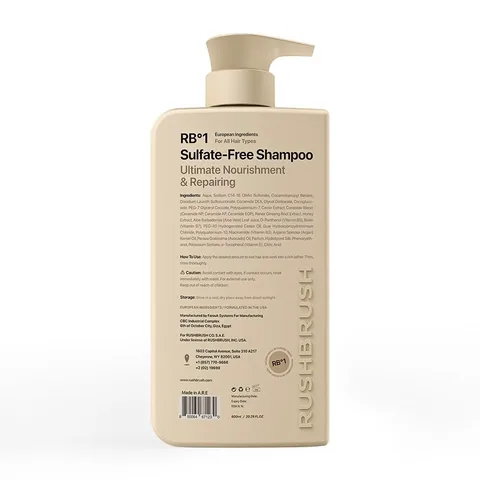 Rush Brush°1 Sulfate-Free Shampoo – Shampoo – 600 ml