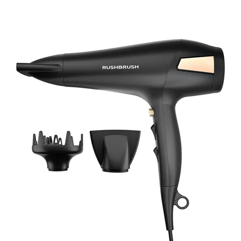Rush Brush D2 Pro Hair Dryer-2500Watt - D2 Pro Black